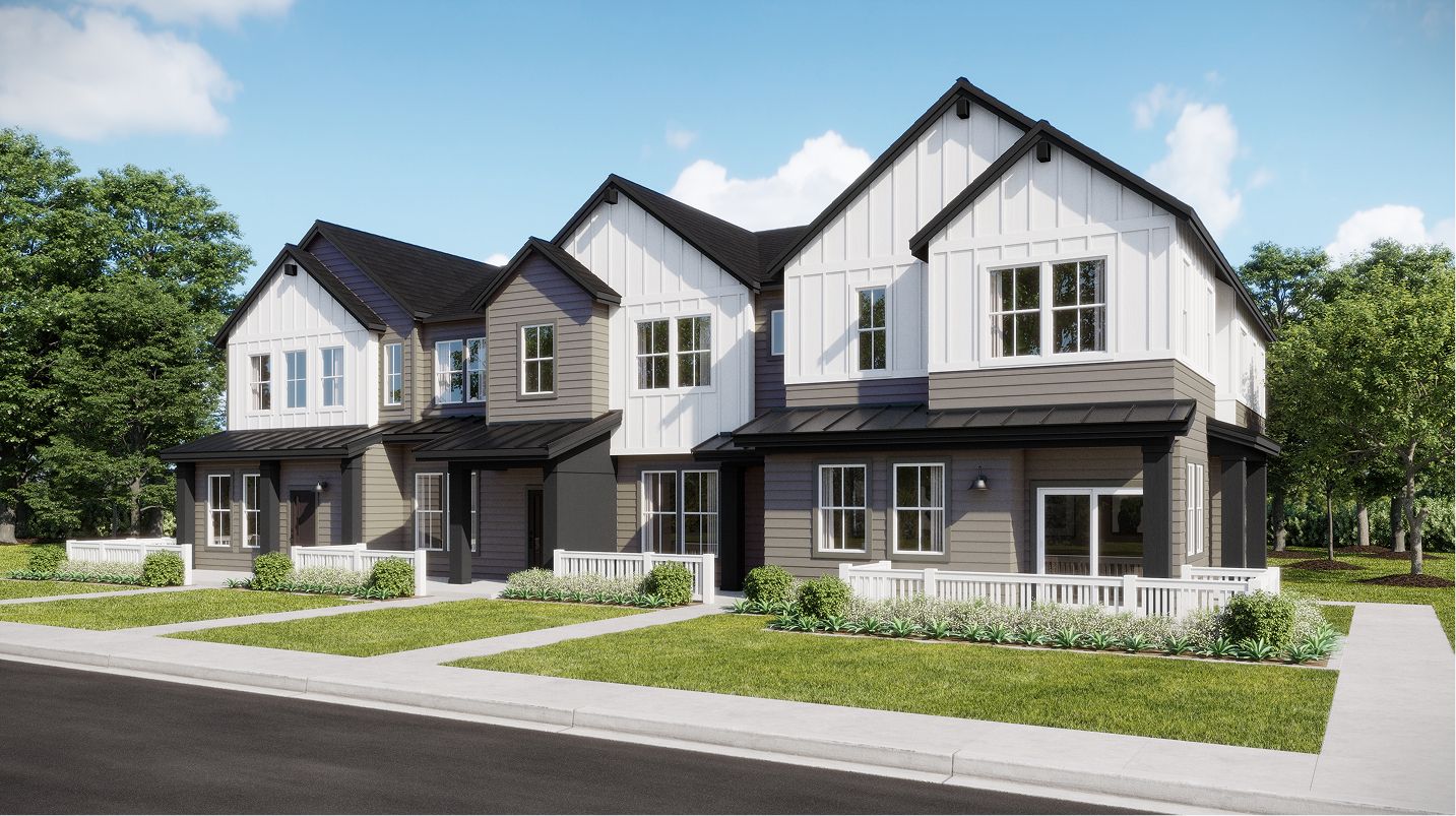 Elevation CF4 - Parkside Vermilion Creek B4 Plex Contemporary Farm