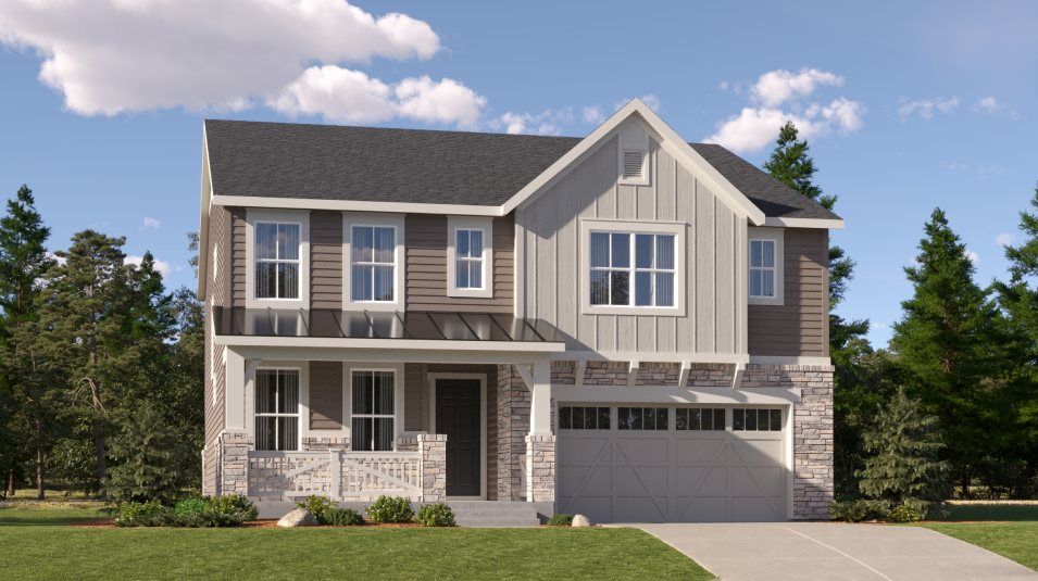 Elevation FH - Farmhouse home exterior image
