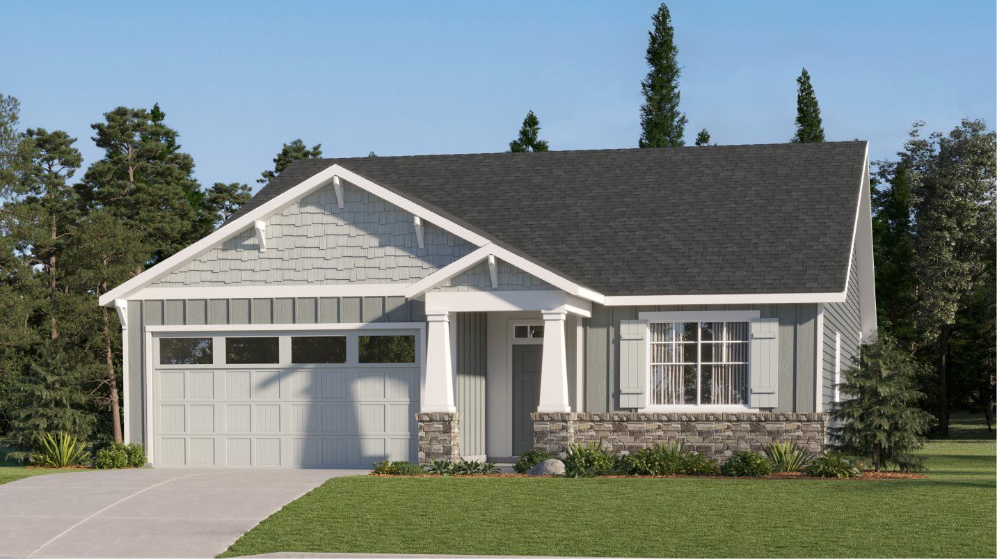 Elevation A - American A Exterior