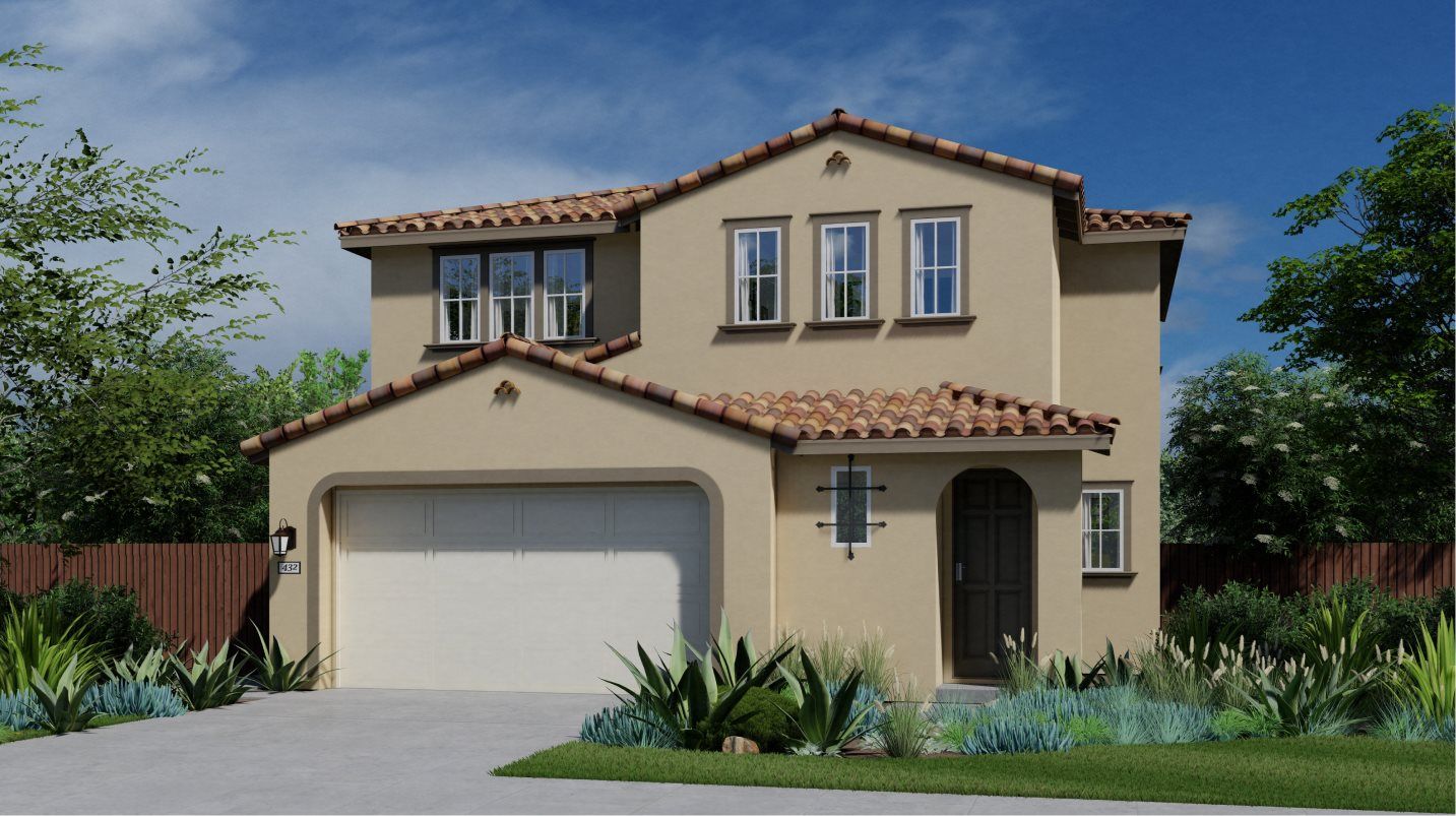 Elevation A - Residence 1821 Elevation A - Spanish Colonial