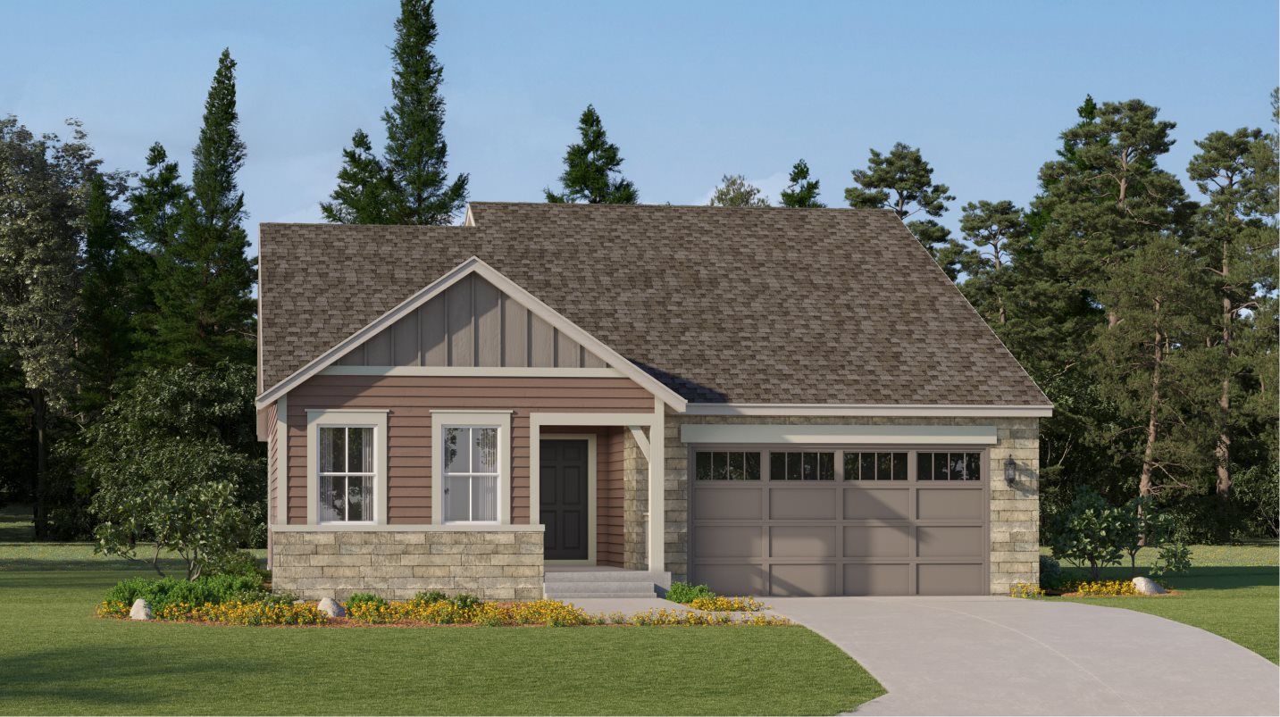 Elevation FH - Farmhouse home exterior