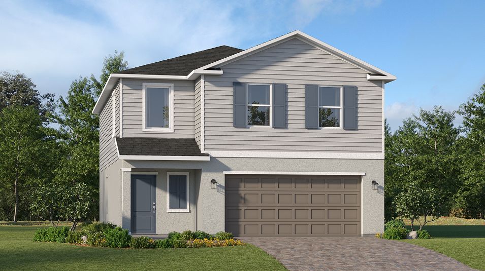 Elevation B - Florida CORE Waterstone Manor Key L003 Columbus B