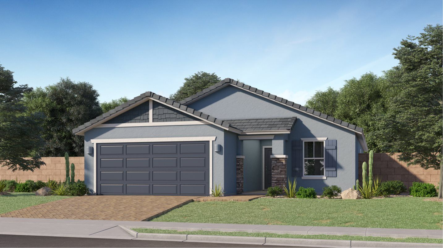 Elevation C - Craftsman home image
