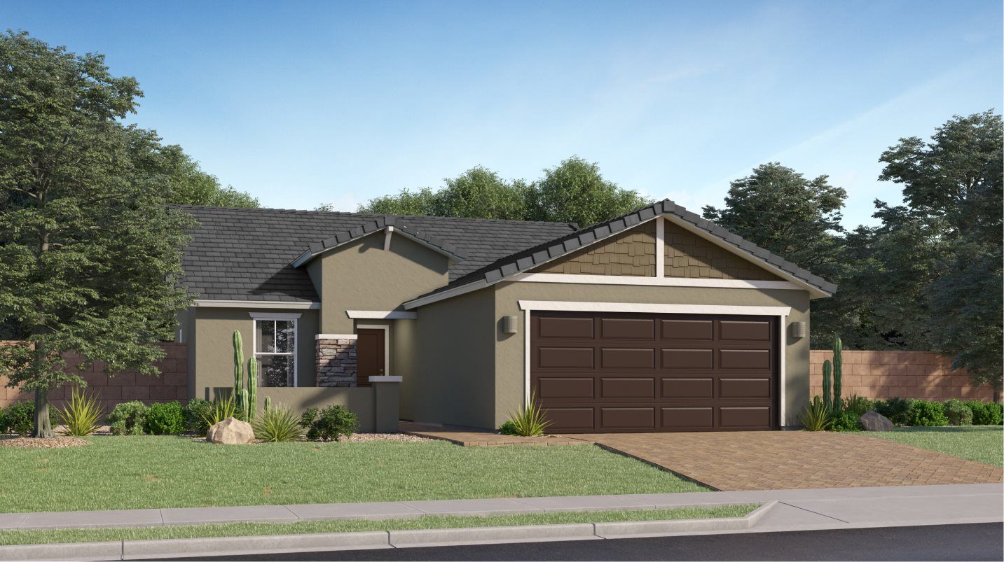 Elevation C - Craftsman home image