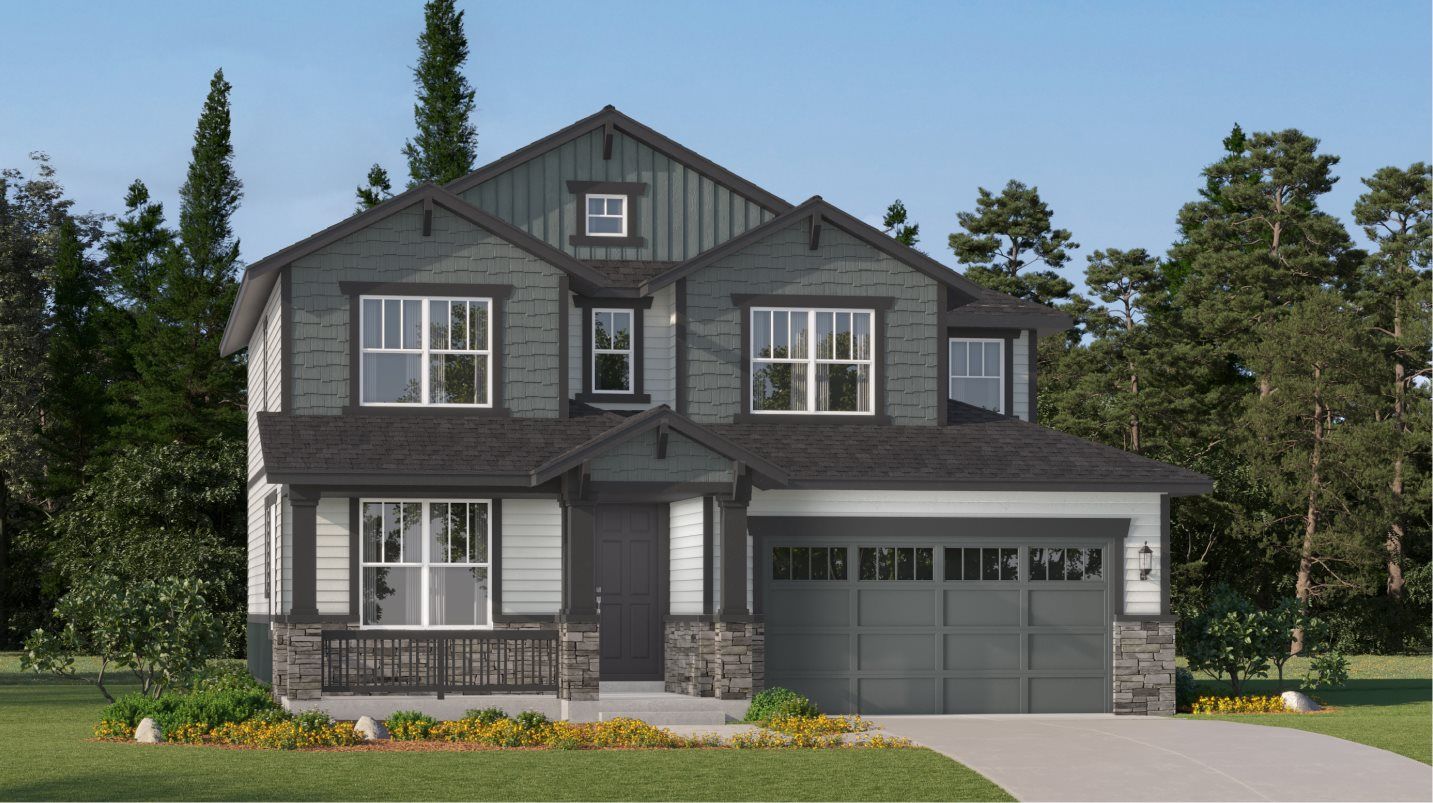 Elevation CR - Craftsman home exterior