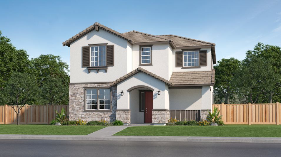 Elevation A - Cottage - A Exterior