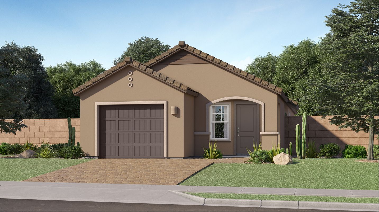 Elevation F - 2558 Cottage Western Garden Shasta French Country