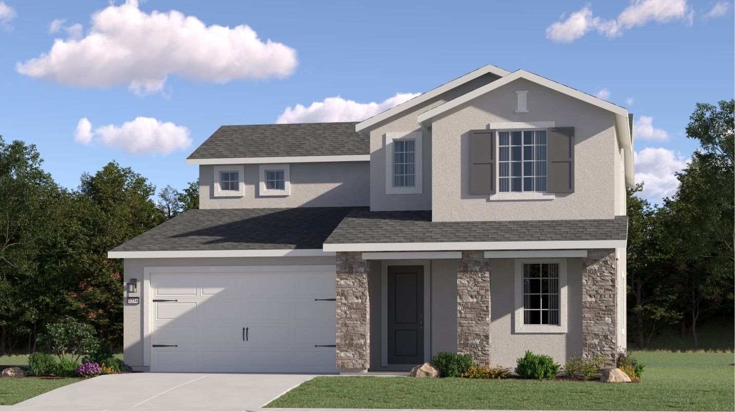 Elevation C - Residence 2704 Traditional