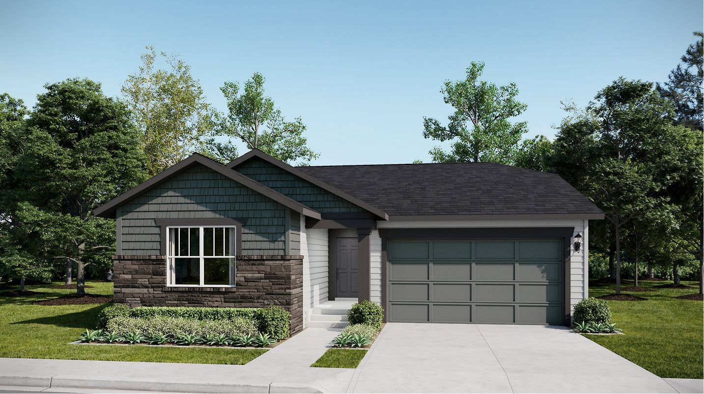 Elevation CR - Craftsman home