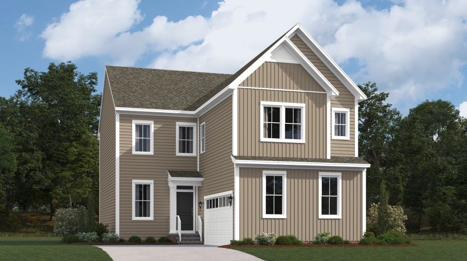 Elevation FMS - Summit Exterior Rendering Farmhouse Siding