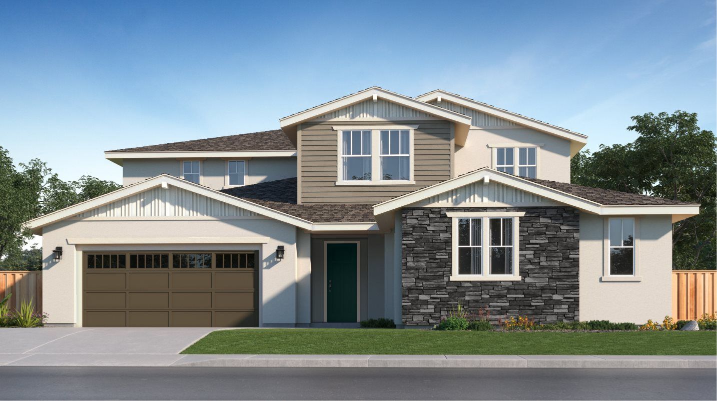 Elevation B - Lilac Ridge Craftsman
