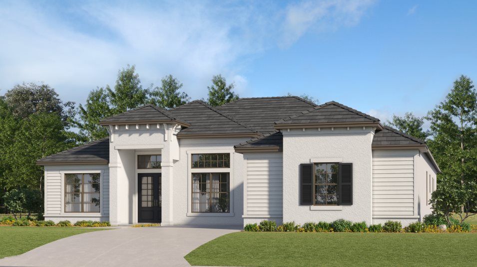 Elevation E - A coastal-inspired exterior