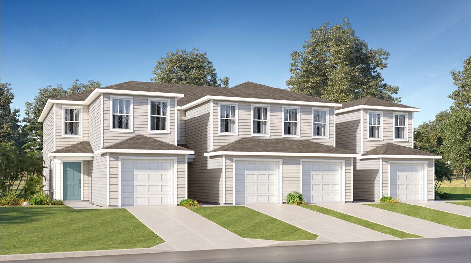 Elevation A - Lakeside Townhomes Luna Ava A