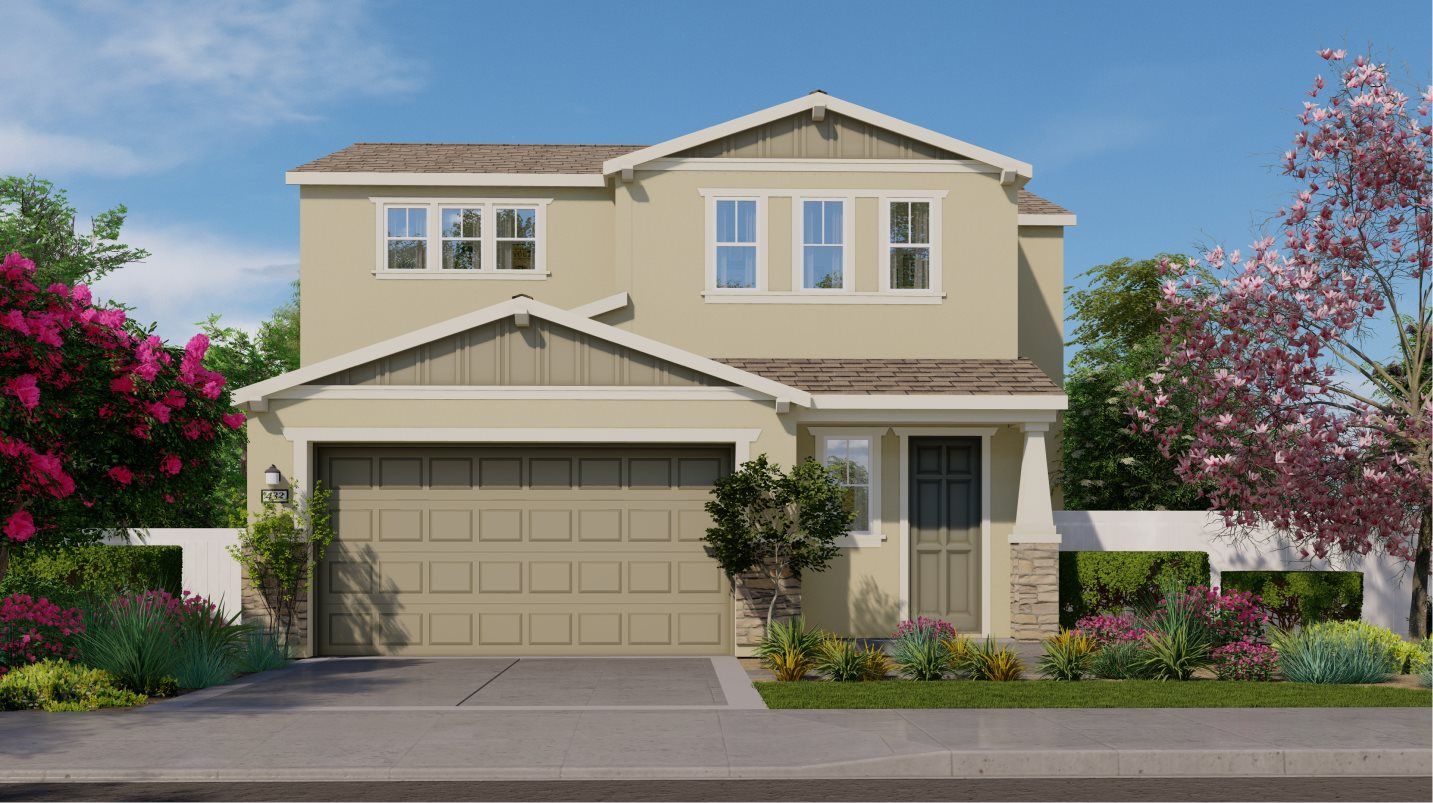 Elevation B - Residence 1765 Exterior B Craftsman