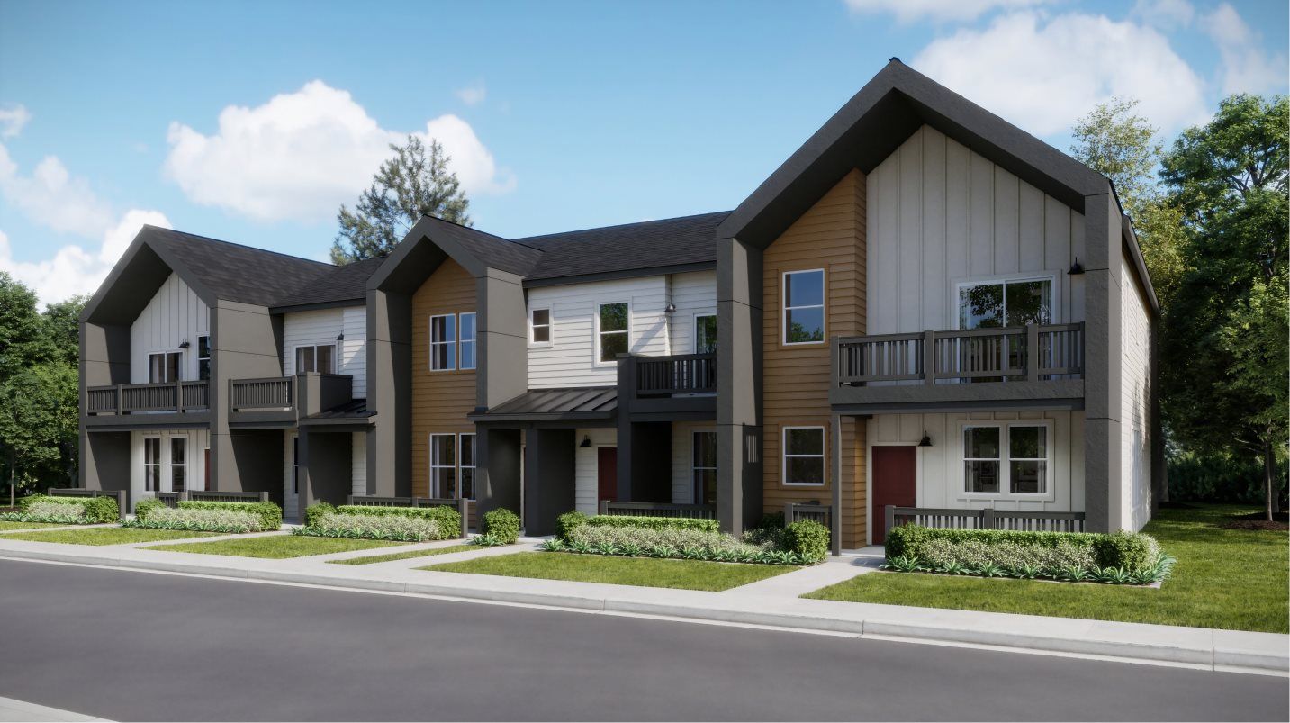Elevation CF5 - Colorado Farmhouse 5-Plex