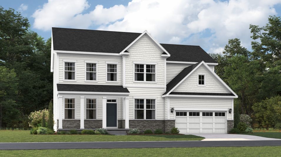 Elevation CWT - Harlow II Cottage exterior rendering