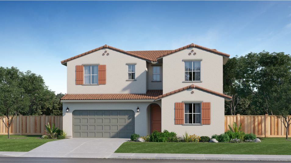 Elevation A - Early California