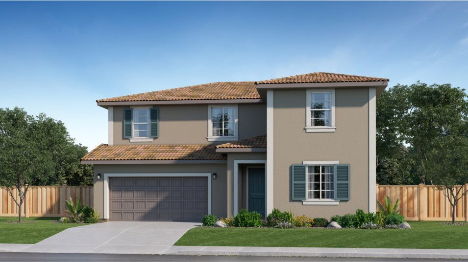 Elevation E - Mediterranean Revival