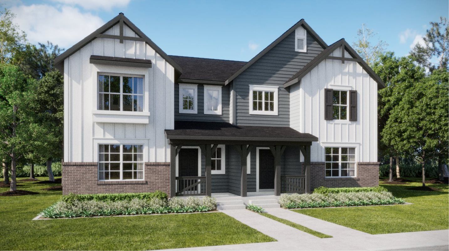 Elevation FH - Farmhouse home exterior