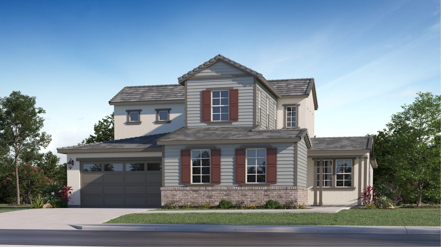 Elevation A - California Cottage home image