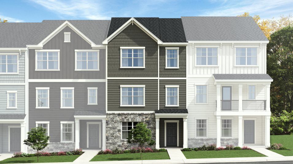 Elevation K - Bradley Exterior Rendering K
