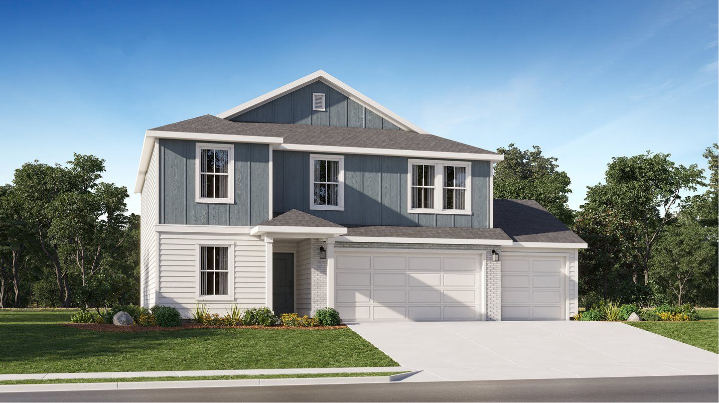 Elevation A3C - Plan 2118 Traditional