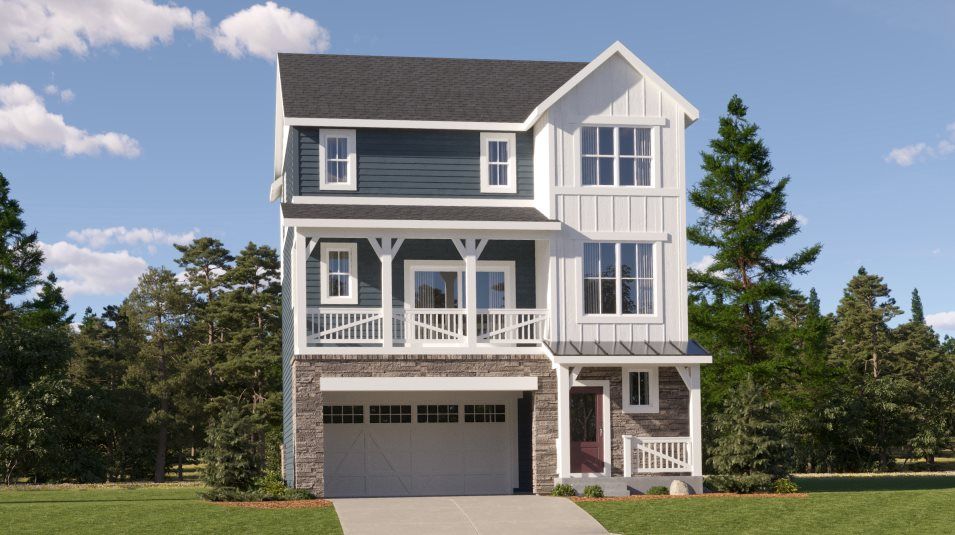 Elevation FH - Farmhouse home exterior image