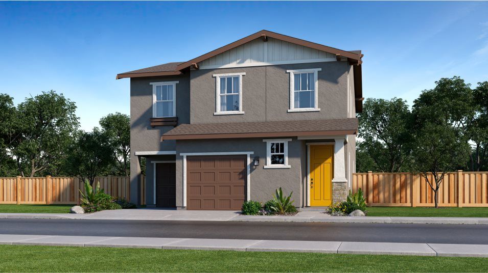 Elevation A - Craftsman home exterior image