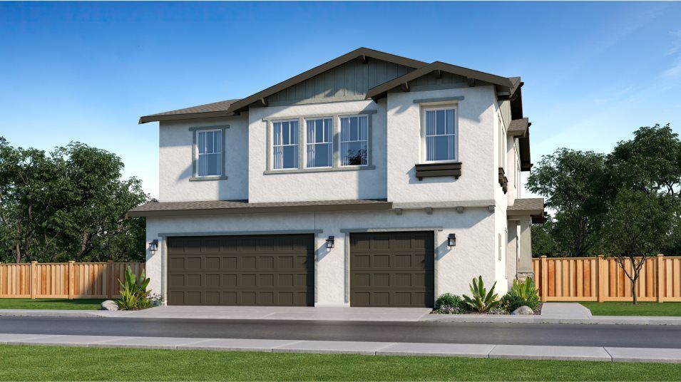 Elevation A - Craftsman home exterior image