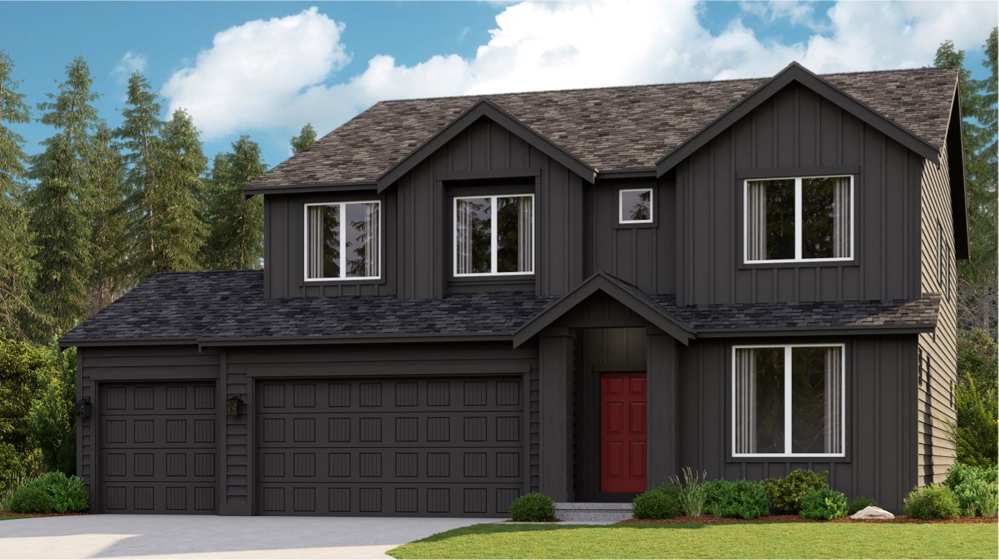 Elevation MF - Modern Farmhouse exterior