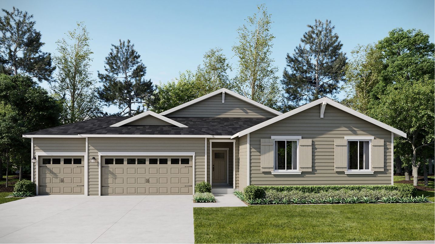 Elevation CR - 3885 Platinum Woodridge Logan Craftsman CR
