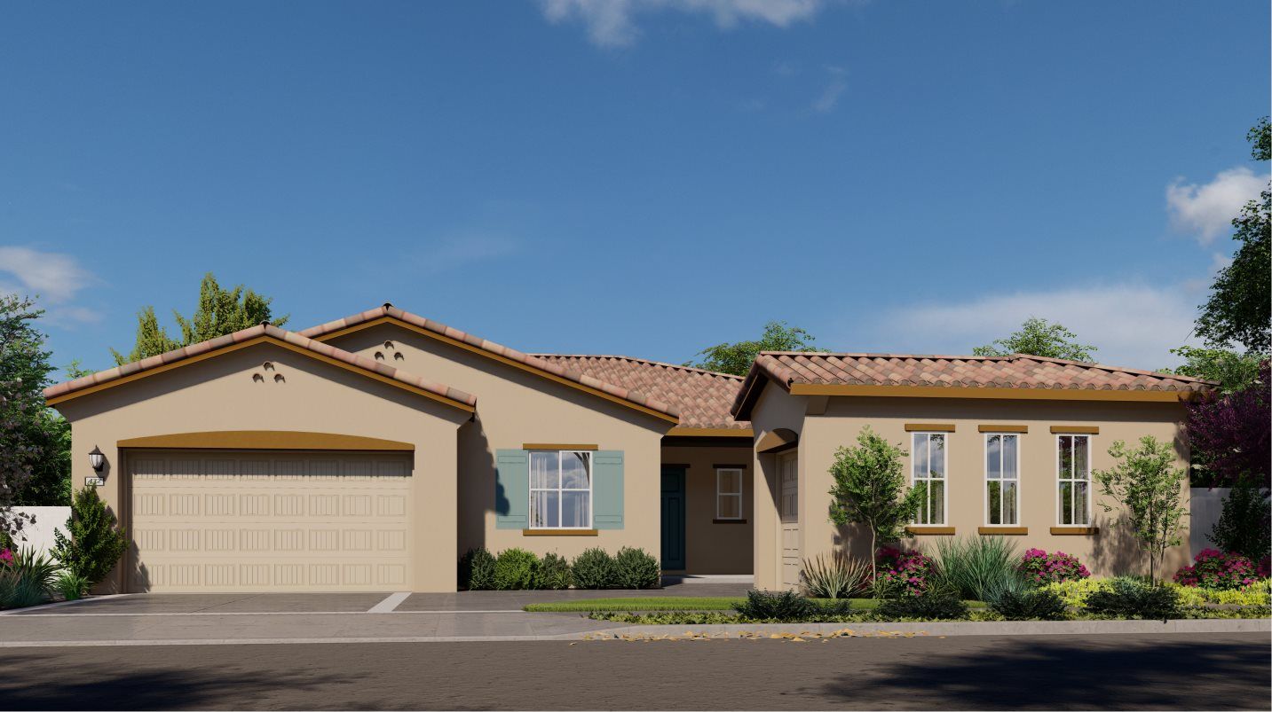 Elevation A - Residence 2963 Exterior A - Spanish