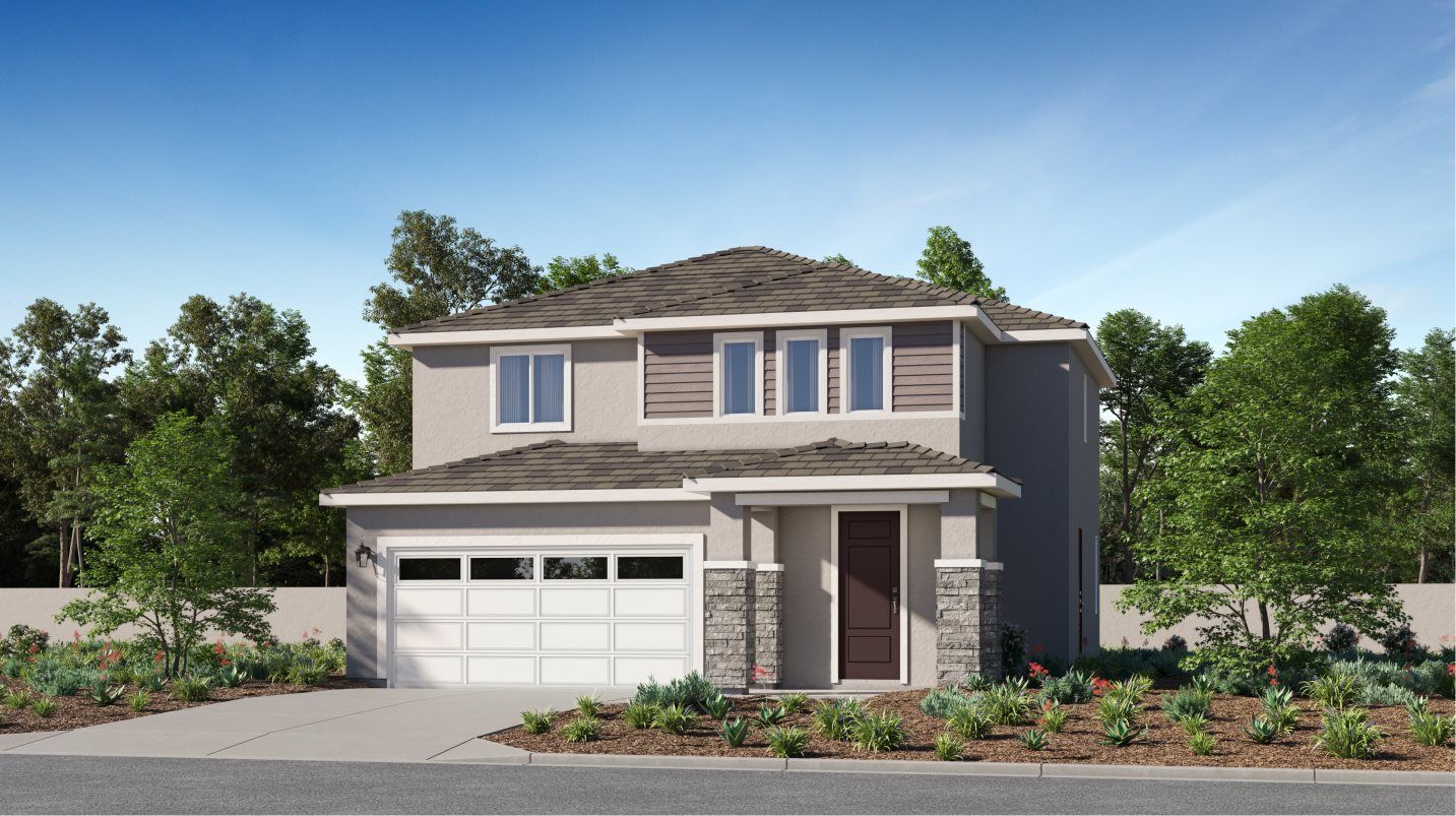 Elevation B - California Prairie home image