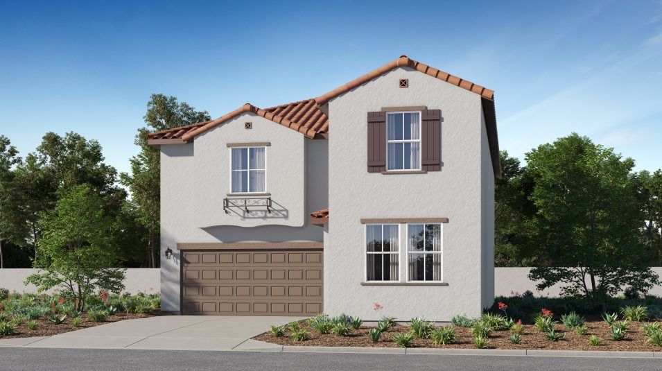 Elevation A - Spanish Colonial home image