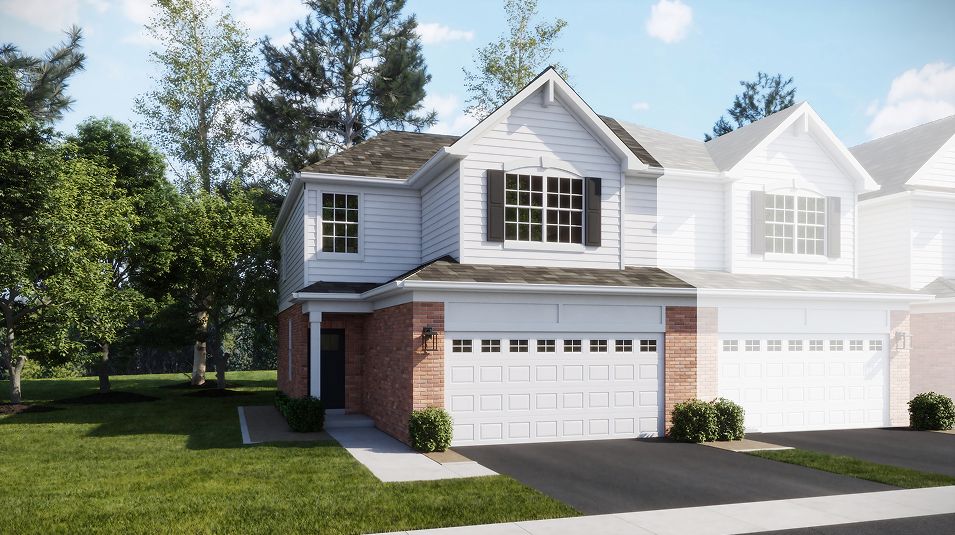 Elevation 02E - 8175 Traditional Townhomes Algonquin Meadows Maria