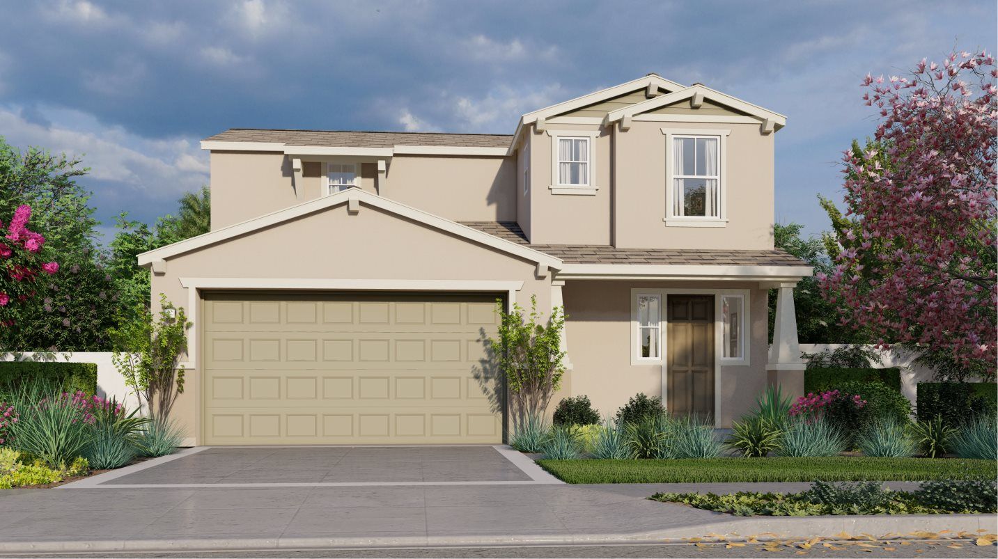 Elevation B - Residence 1454 Elevation B - Craftsman