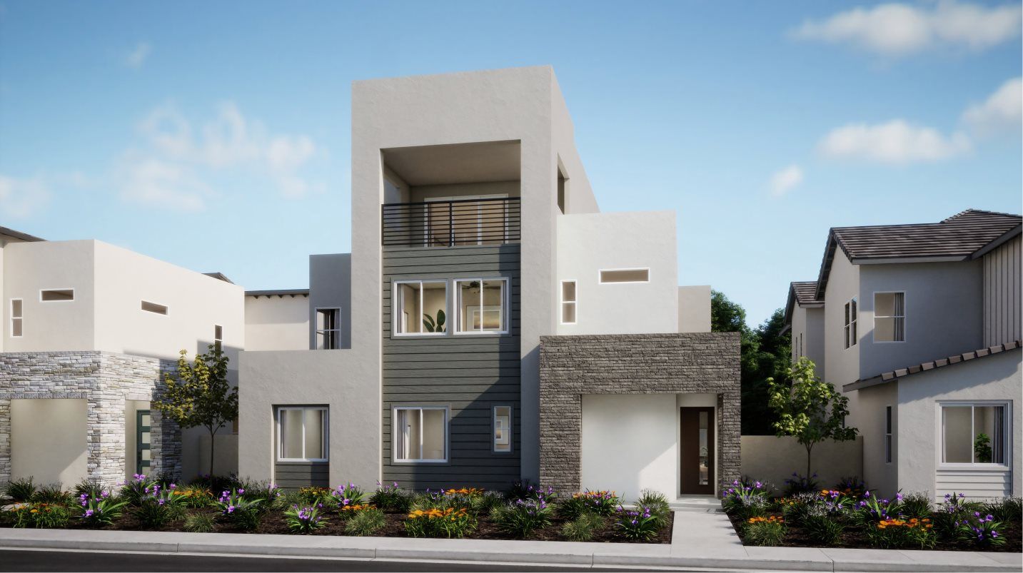 Elevation A - Modern home image