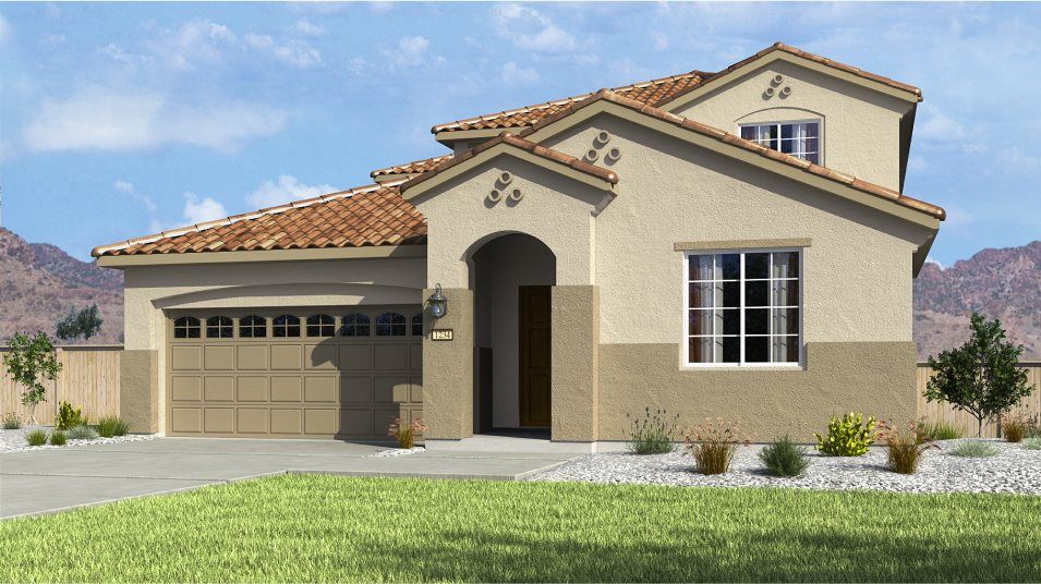 Elevation A - Sendero at Pioneer Meadows The Santa Maria Exterio