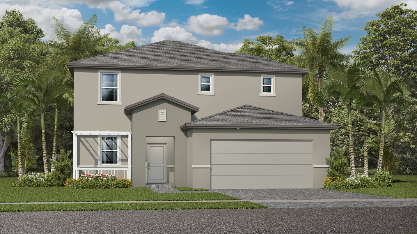 Elevation B1 - exterior rendering