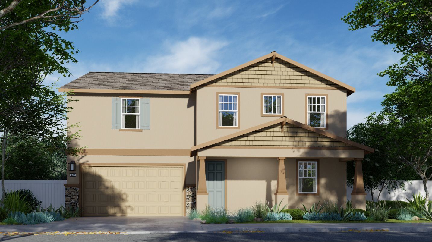 Elevation A - Residence 2872  Elevation A - Craftsman