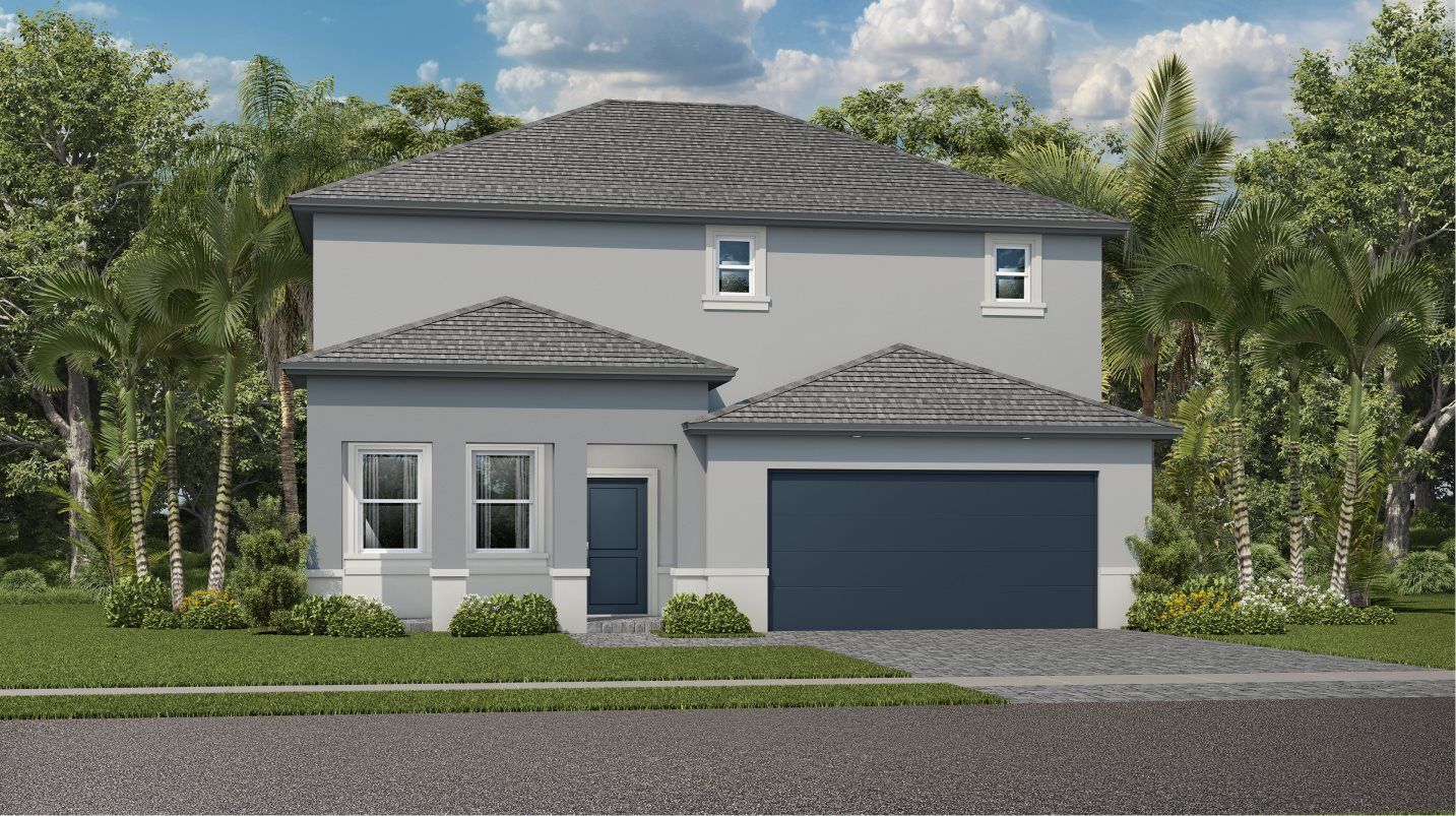 Elevation A1 - exterior rendering