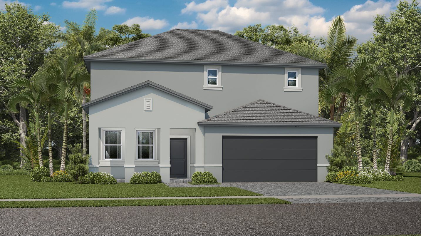 Elevation B1 - exterior rendering