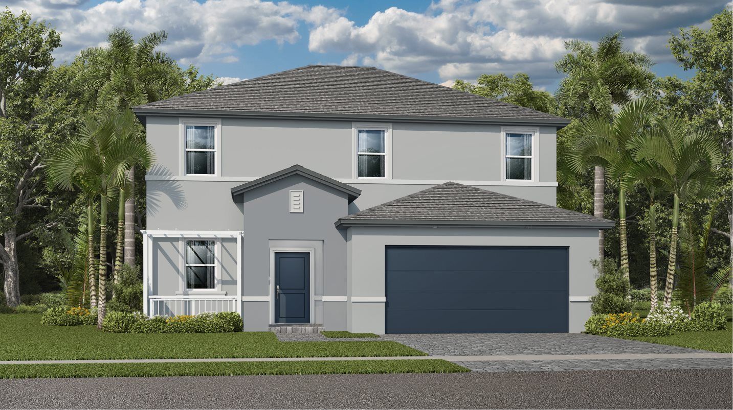 Elevation B1 - exterior rendering