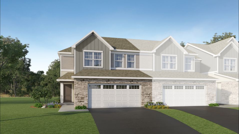 Elevation B2 - Columbia End Unit