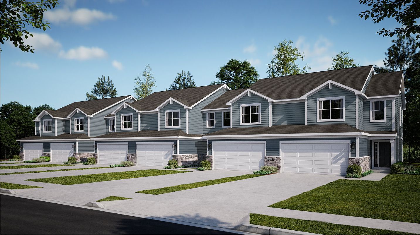 Elevation X - Townhomes Series Kingston Ridge 6 Plex A Streetsca
