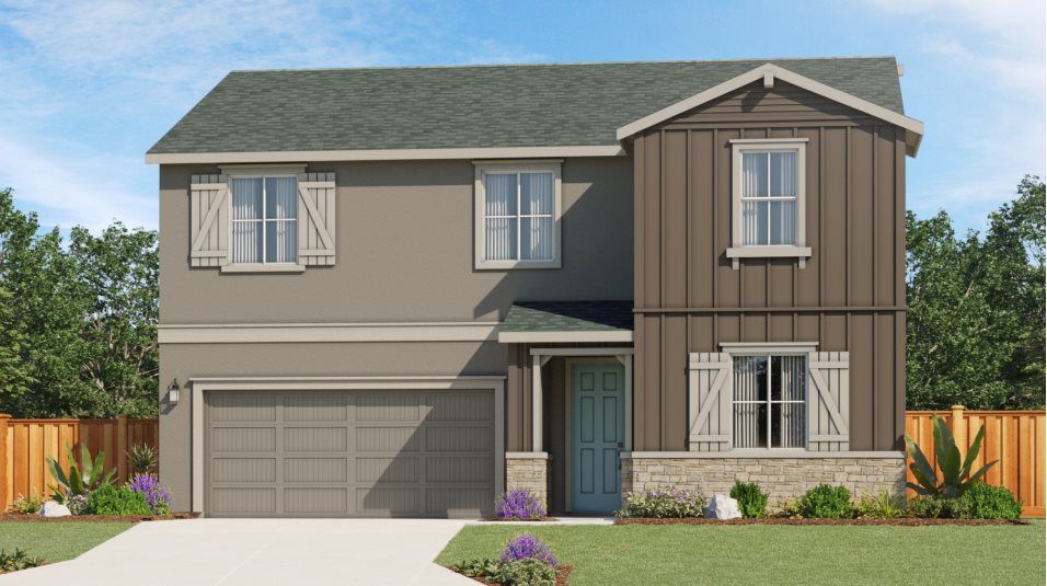 Elevation C - Western Farmhouse