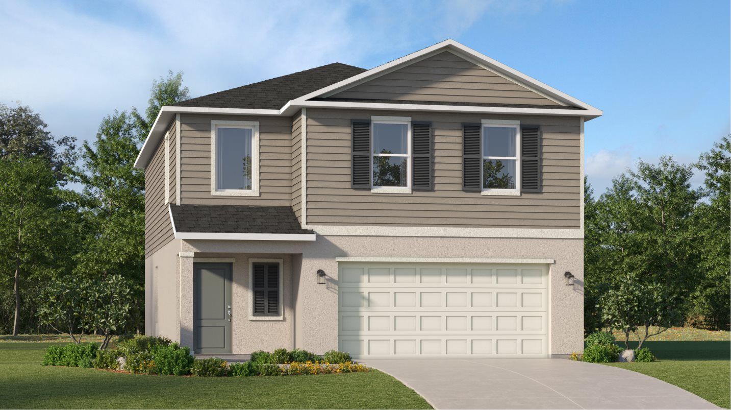 Elevation A - Exterior Rendering