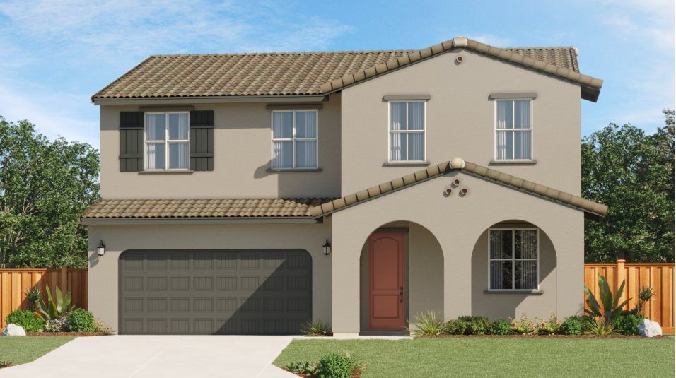 Elevation A - Early California