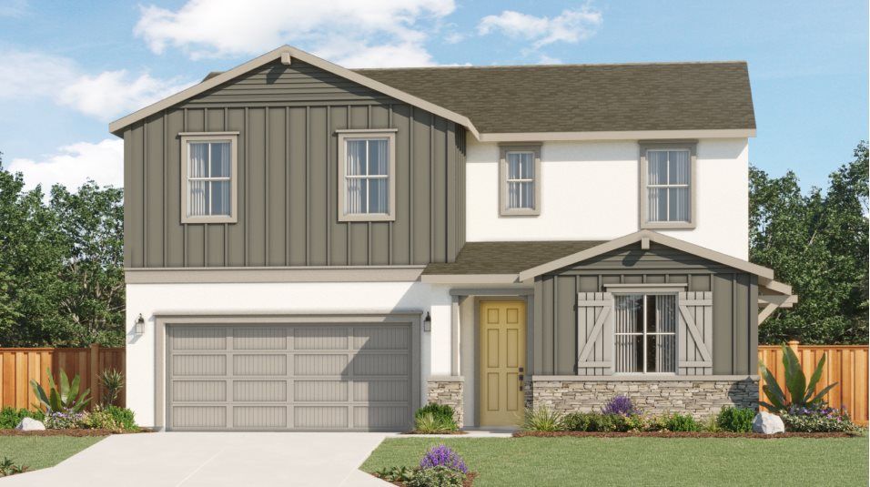 Elevation C - Western Farmhouse