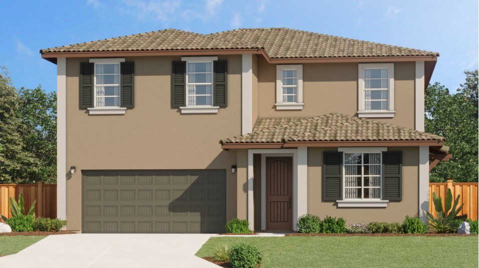 Elevation E - Mediterranean Revival